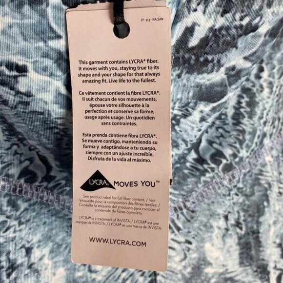 Leggings NWT Size XL Water Sea Print - Picture 7 of 7